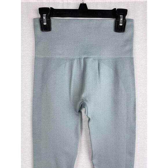 Set Active Leggings Scluptflex Seamless Rain Blue Workout Athletic Running Gym - Picture 5 of 7